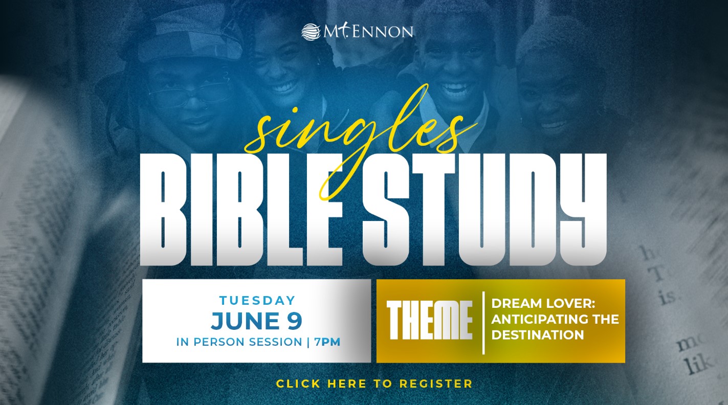 Singles Bible Study - In person